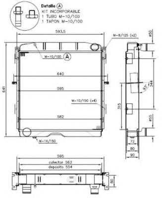 Радиатор охлаждения NRF 52139