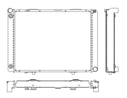Радиатор 52023 NRF