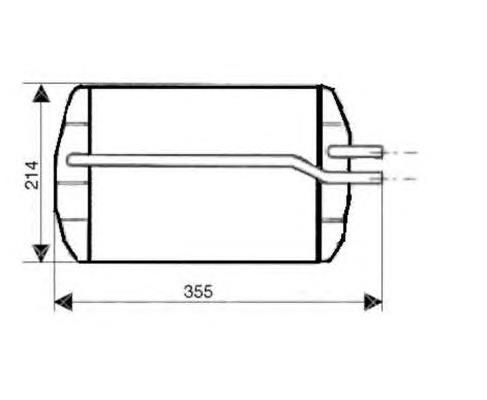 53633 NRF radiador de forno (de aquecedor)