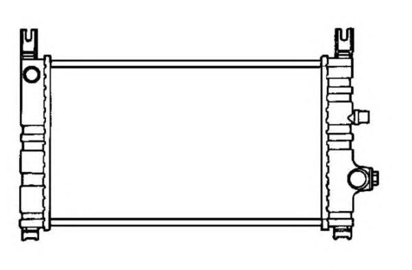 6770850 Ford radiador de esfriamento de motor