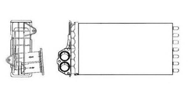 53634 NRF radiador de forno (de aquecedor)