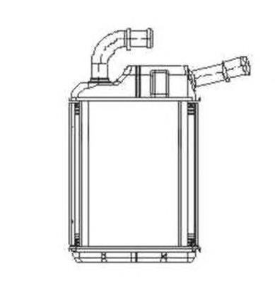 53670 NRF radiador de forno (de aquecedor)