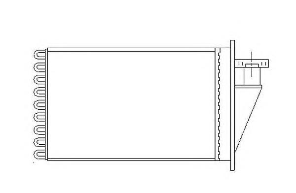 71714180 Market (OEM) radiador de forno (de aquecedor)