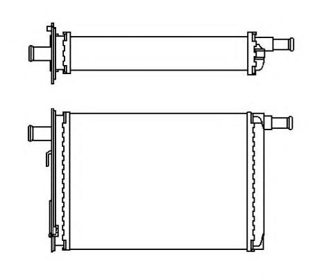 53563 NRF radiador de forno (de aquecedor)