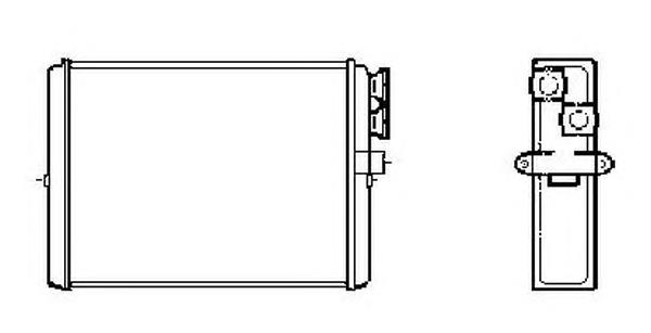 53559 NRF radiador de forno (de aquecedor)
