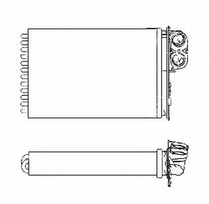 Radiador de forno (de aquecedor) para Citroen C5 (DE)