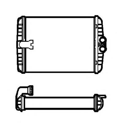 Radiador de forno (de aquecedor) 53552 NRF