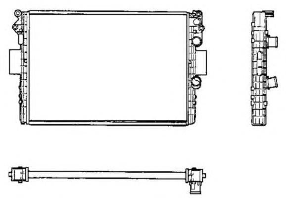 305208B3 Polcar radiador de esfriamento de motor