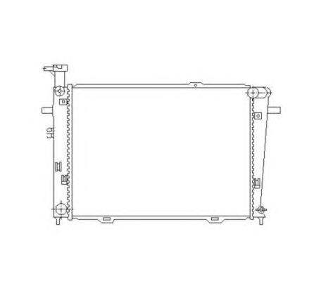 253100Z850 Hyundai/Kia radiador de esfriamento de motor