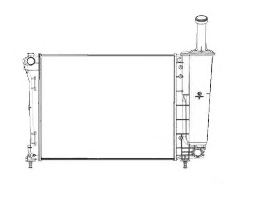 611 770 Hart radiador de esfriamento de motor