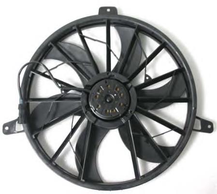 47524 NRF ventilador elétrico de esfriamento montado (motor + roda de aletas)