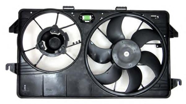 Диффузор радиатора охлаждения в сборе с мотором и крыльчаткой NRF 47452 цена, от 150.47 USD