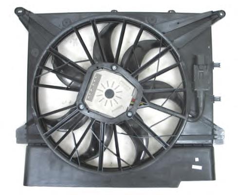 30645719 Volvo difusor do radiador de esfriamento, montado com motor e roda de aletas