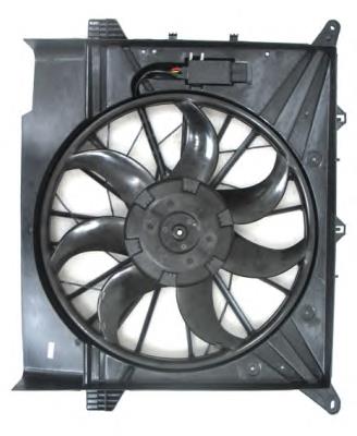 Difusor do radiador de esfriamento, montado com motor e roda de aletas 47461 NRF