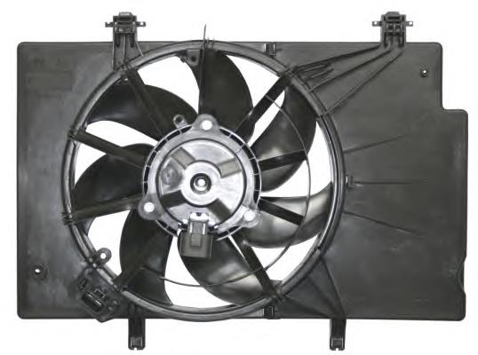 8V518C607EG Ford ventilador elétrico de esfriamento montado (motor + roda de aletas)