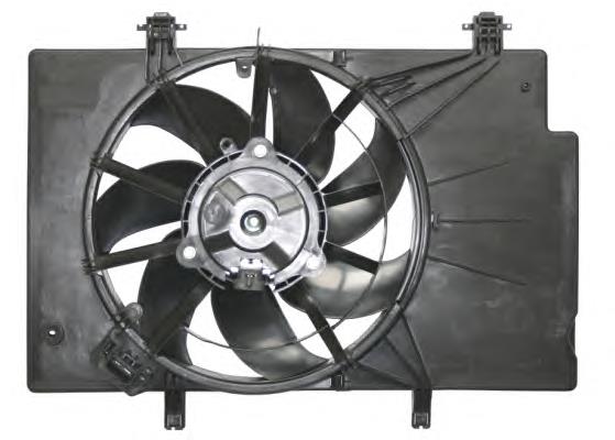 Difusor do radiador de esfriamento, montado com motor e roda de aletas para Ford Fiesta (CB1)