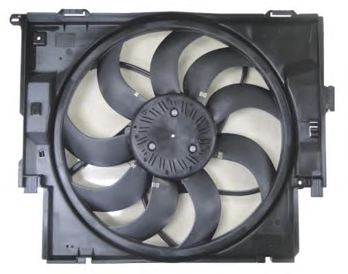 14W138 FPS difusor do radiador de esfriamento, montado com motor e roda de aletas