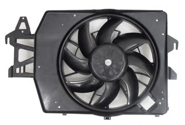 Купить 1076615 Ford Диффузор вентилятора в сборе с мотором и крыльчаткой