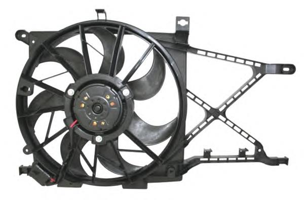 Ventilador elétrico de esfriamento montado (motor + roda de aletas) 47624 NRF