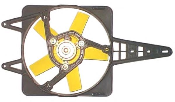 47628 NRF ventilador elétrico de esfriamento montado (motor + roda de aletas)