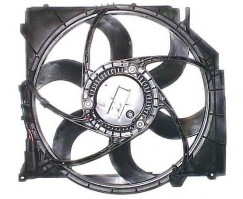 5022005 Frig AIR difusor do radiador de esfriamento, montado com motor e roda de aletas