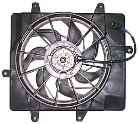 D8Y002TT Thermotec difusor do radiador de esfriamento, montado com motor e roda de aletas