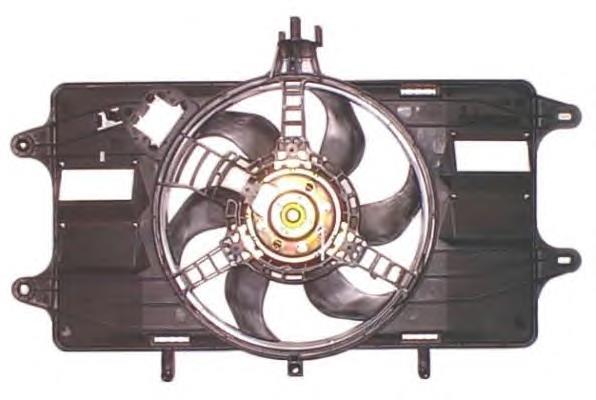 EV832300 Jdeus difusor do radiador de esfriamento, montado com motor e roda de aletas