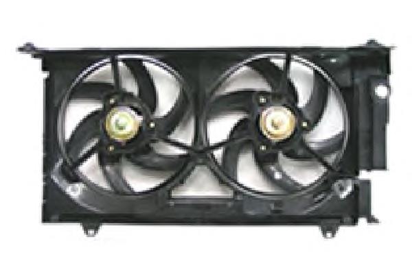 Difusor do radiador de esfriamento, montado com motor e roda de aletas 47051 NRF