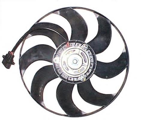 47375 NRF ventilador elétrico de esfriamento montado (motor + roda de aletas)