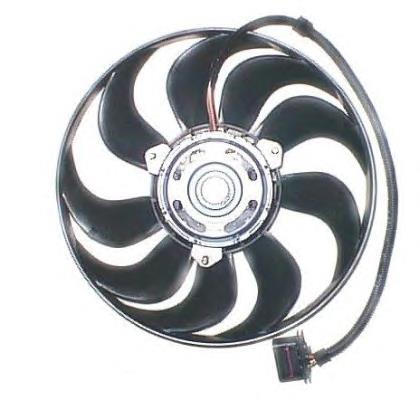 47373 NRF ventilador elétrico de esfriamento montado (motor + roda de aletas)