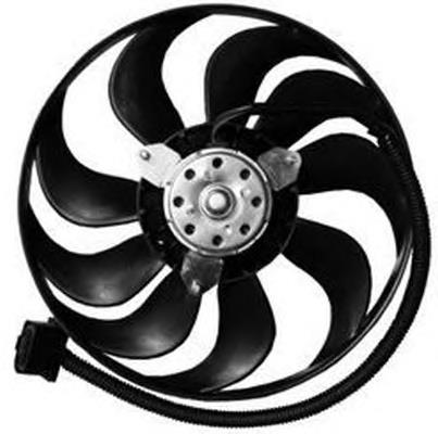 47376 NRF ventilador elétrico de esfriamento montado (motor + roda de aletas)