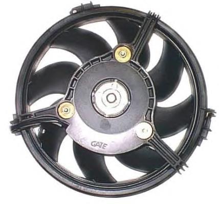 47385 NRF ventilador elétrico de esfriamento montado (motor + roda de aletas)