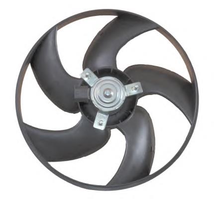 Ventilador elétrico de esfriamento montado (motor + roda de aletas) Peugeot 206 2A/C