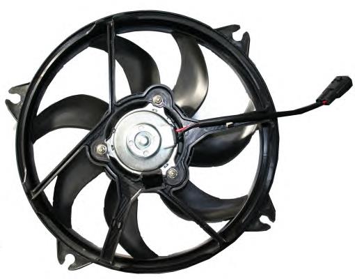 47339 NRF ventilador elétrico de esfriamento montado (motor + roda de aletas)