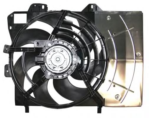 47337 NRF ventilador elétrico de esfriamento montado (motor + roda de aletas)