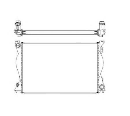 50597 NRF radiador de esfriamento de motor