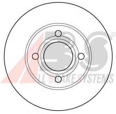 Передние тормозные диски 15746 ABS