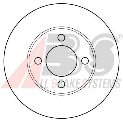 Передние тормозные диски 15745 ABS