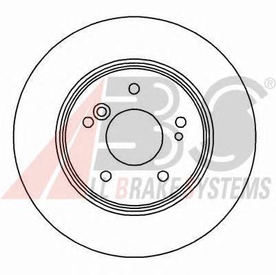 Задний дисковый тормоз ABS 15815