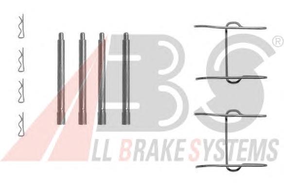 Kit de reparação dos freios traseiros 1149Q ABS