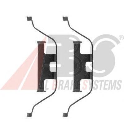 1201Q ABS kit de molas de fixação de sapatas de disco traseiras