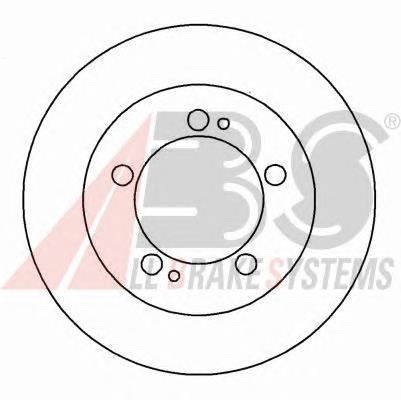 Купить 16207 ABS Диск тормозной задний