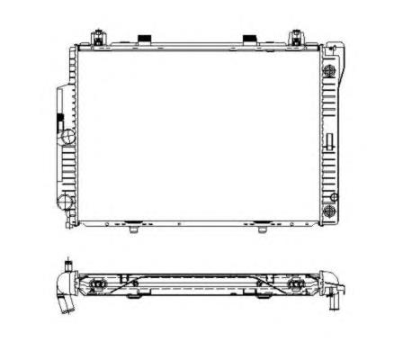 55315 NRF radiador de esfriamento de motor