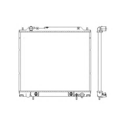 MR127889 Market (OEM) radiador de esfriamento de motor