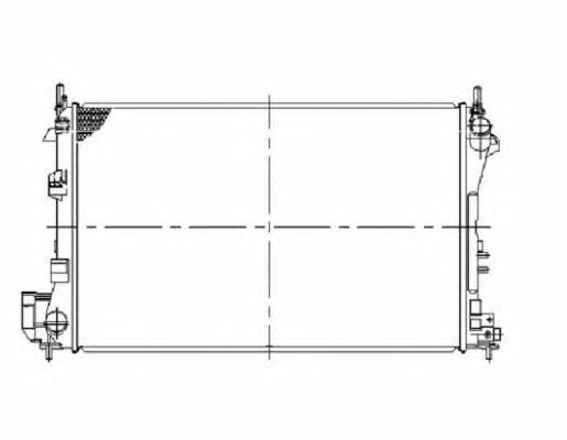 0051770410 Fiat/Alfa/Lancia radiador de esfriamento de motor