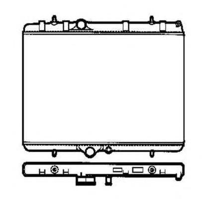 58181 NRF radiador de esfriamento de motor