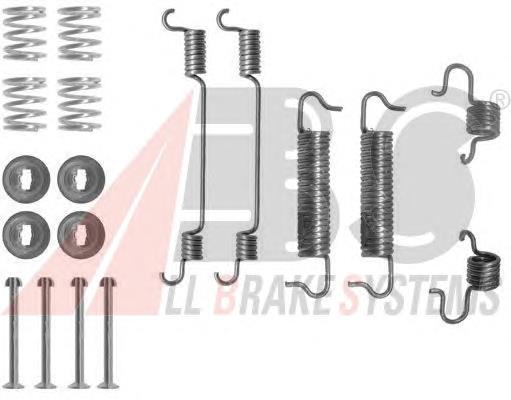 0780Q ABS kit de montagem das sapatas traseiras de tambor