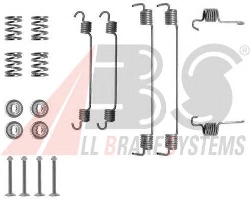 0784Q ABS kit de montagem das sapatas traseiras de tambor