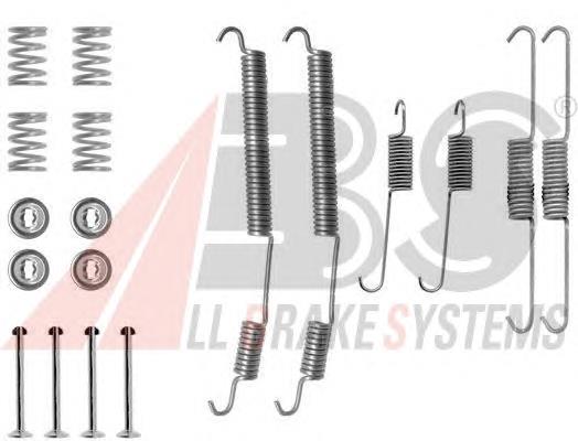 0753Q ABS kit de montagem das sapatas traseiras de tambor