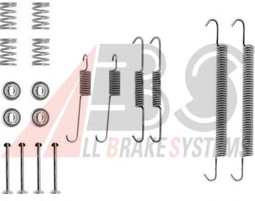 0757Q ABS kit de montagem das sapatas traseiras de tambor